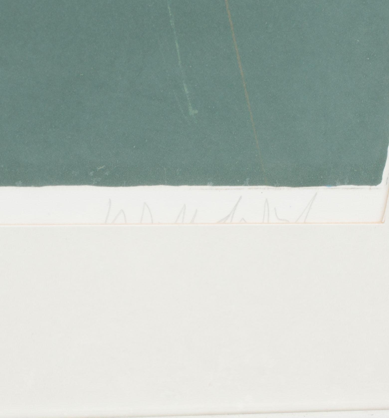 PAUL WUNDERLICH,  Färglitografi.E.A. Signerad.