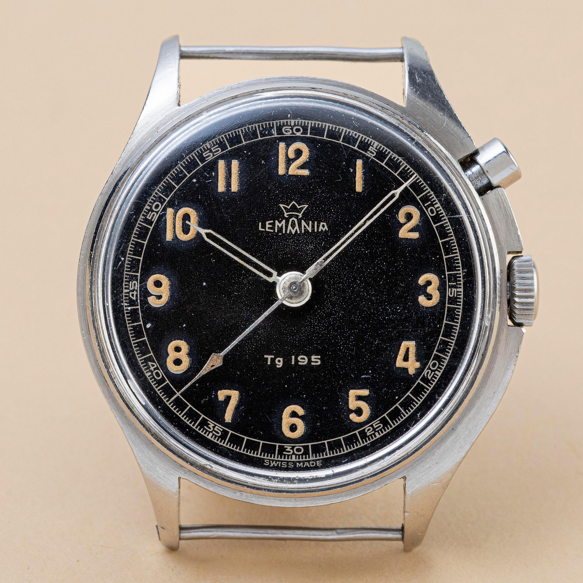 Lemania, Tg 195, "Tre kronor", ca 1954.