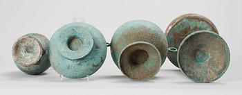 PARTI 3 delar. brons. Kina. 1900-tal.