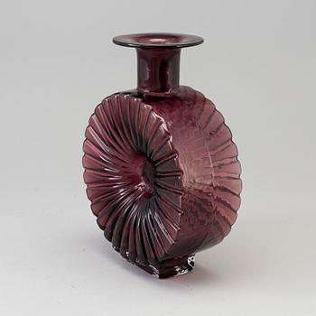 A glass 'Solflaska' bottle by Helena Tynell, Riihimäen Lasi Oy.