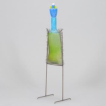 Markku Salo, a glass sculpture, signed Markku Salo Nuutajärvi Notsjö 1991.
