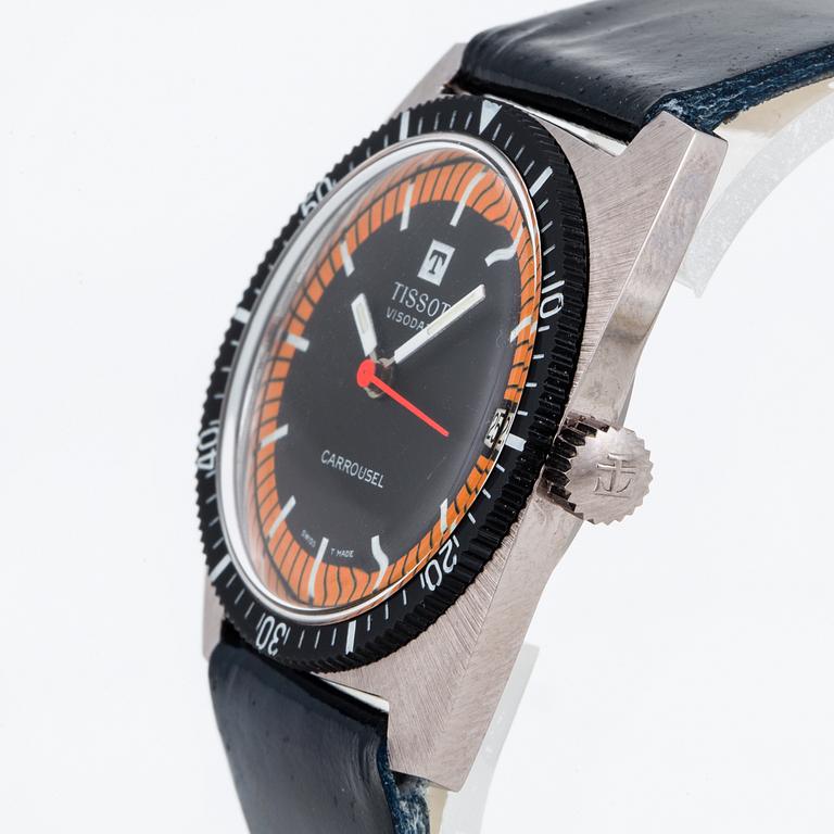 TISSOT, Visodate, Carrousel, wristwatch, 33 mm.
