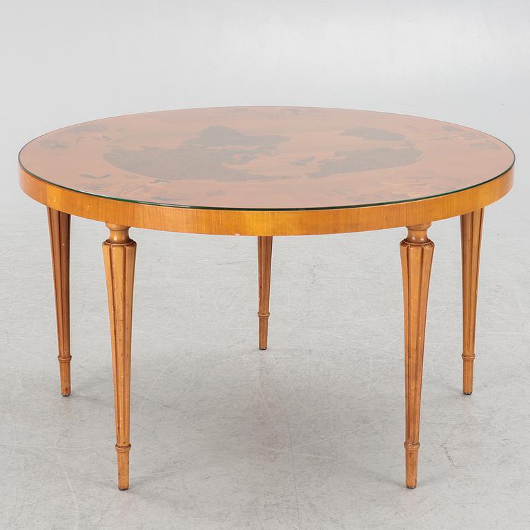A coffee table, probably Birger Ekman, Mjölby Intarsia, 1938.