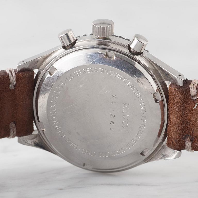 CITY, kronograf, armbandsur, 39 mm,