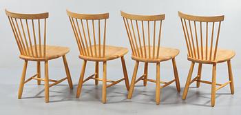 STOLAR, 4 st, "Lilla Åland", Carl Malmsten, Stolab, 2002.