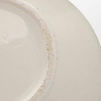 Birger Kaipiainen, dekorationstallrik, stengods signerad Kaipiainen, Arabia.