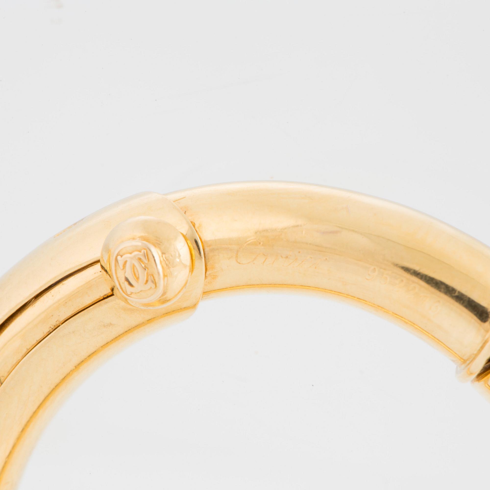 A pair of Cartier earrings.
