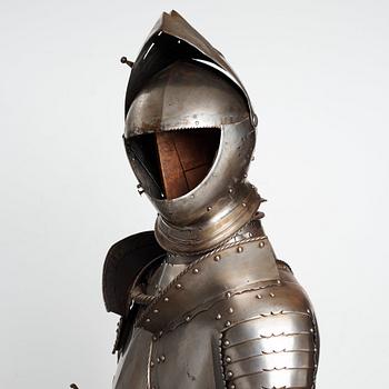A German metal armour, composite, mid 1500's and later.
