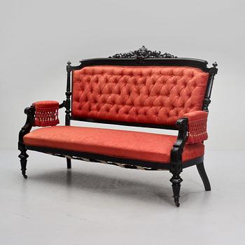 SOFFA, ny-Louis Seize, sent 1800-tal.