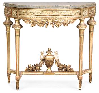918. A Gustavian console table.