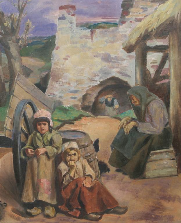 GEORG PAULI, olja duk, sign.