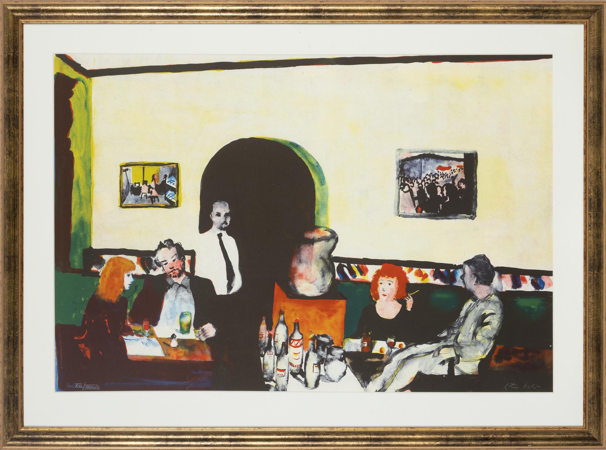 Peter Dahl, lithograph in colours, signed and numbered EA XVI/XXXVII.