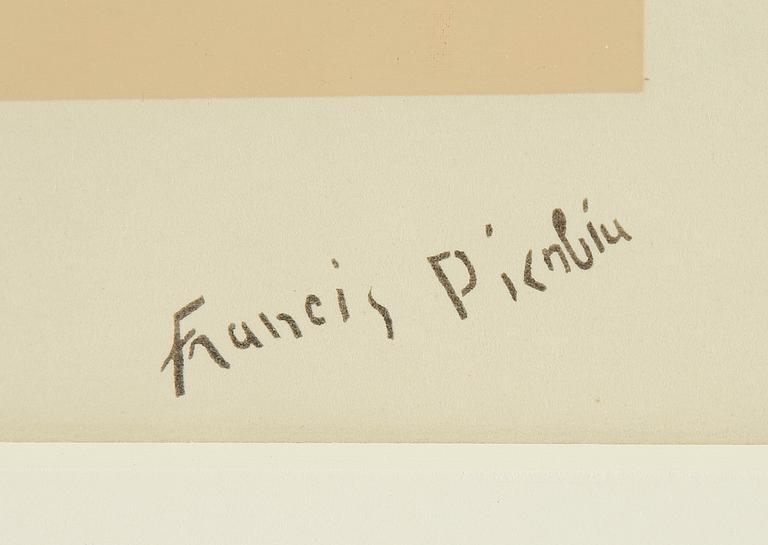 FRANCIS PICABIA, silkscreen in colours, printed signature 76/300.