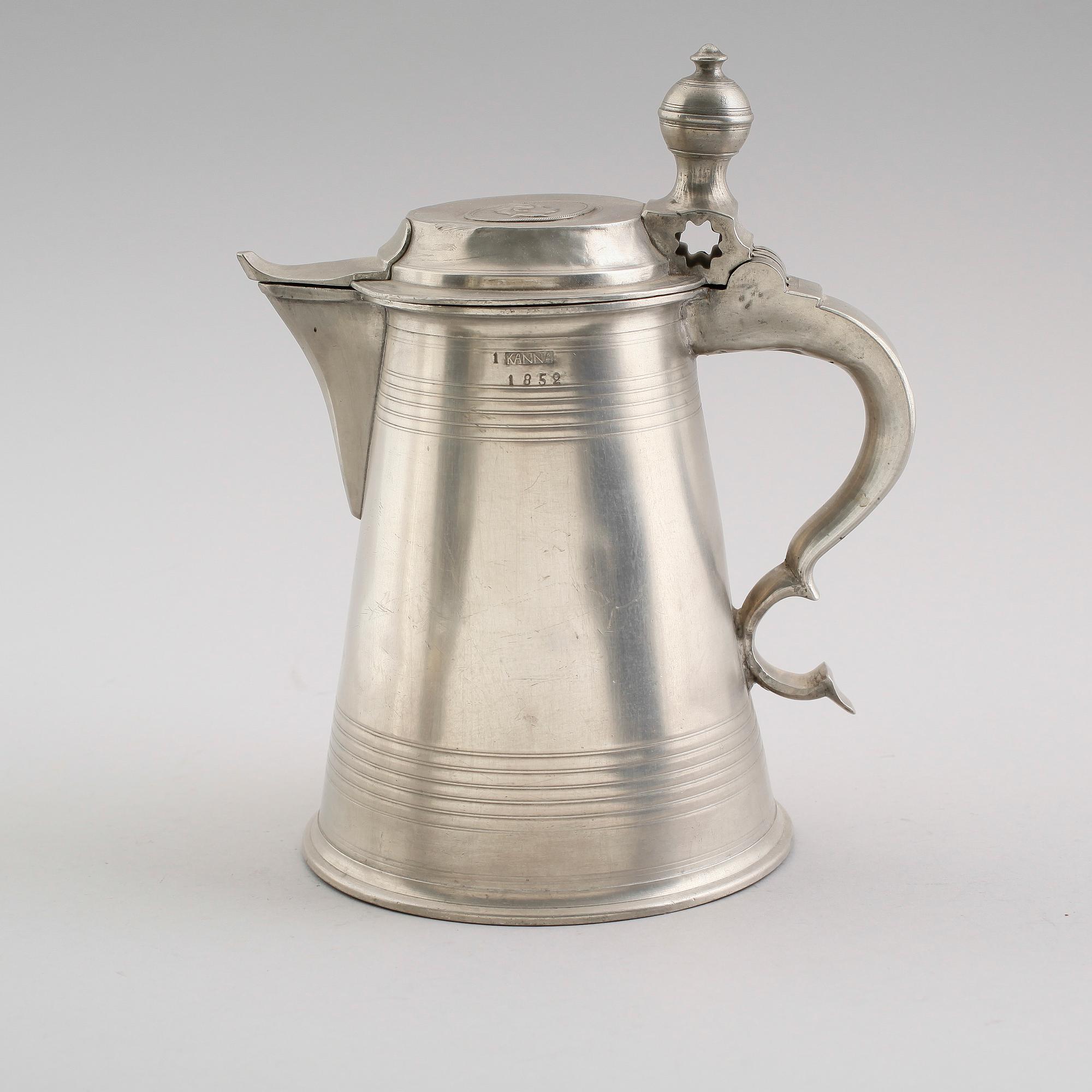 KANNA, tenn, Gustaf Wilhelm Lindberg, Örebro 1852.