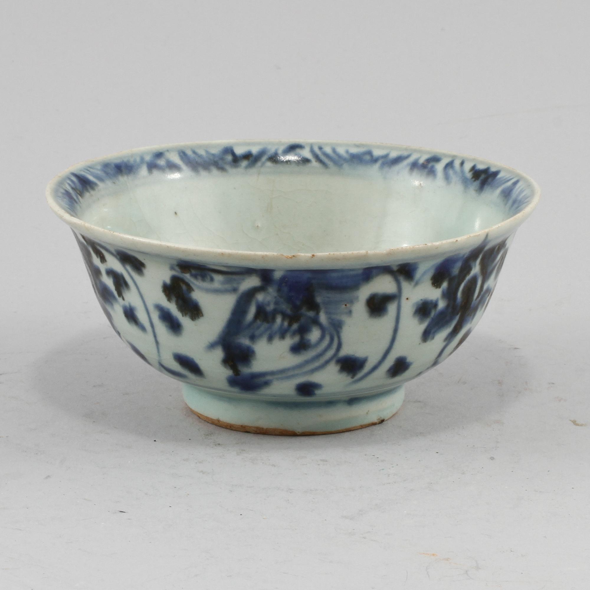 SKÅL, porslin, Kina, Ming (1368-1644).