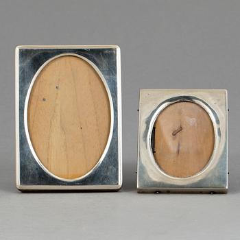 FOTORAMAR, 8 stycken, silver, bla Ungern 1937-1965.