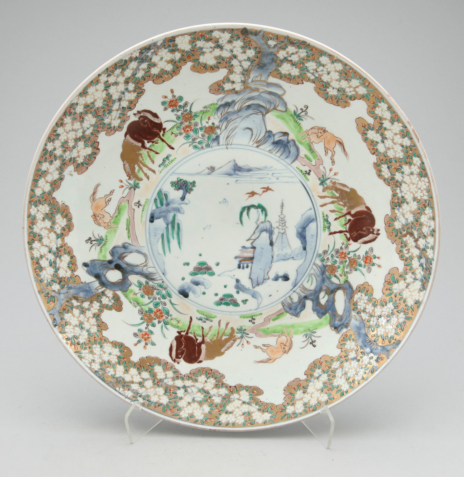 FAT, 2 st, porslin, sannolikt Japan 1900-tal.