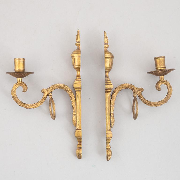 A pair of "Törne" wall sconces from IKEA's 18th century series, Sweden, 1990's.