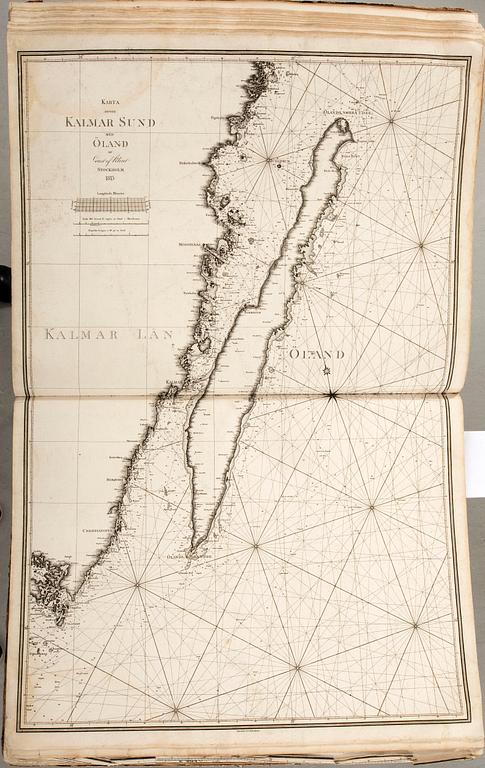 Gustaf af Klint, book, "Sweden's Maritime Atlas", 1797-1815.