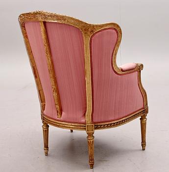 BERGERE, Louis XVI-stil, 1900-tal.