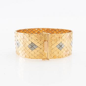 Bracelet 18K three-colour gold, Vicenza Italy.