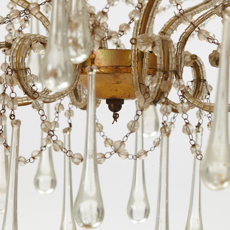 A chandelier, second half of the 20th century.