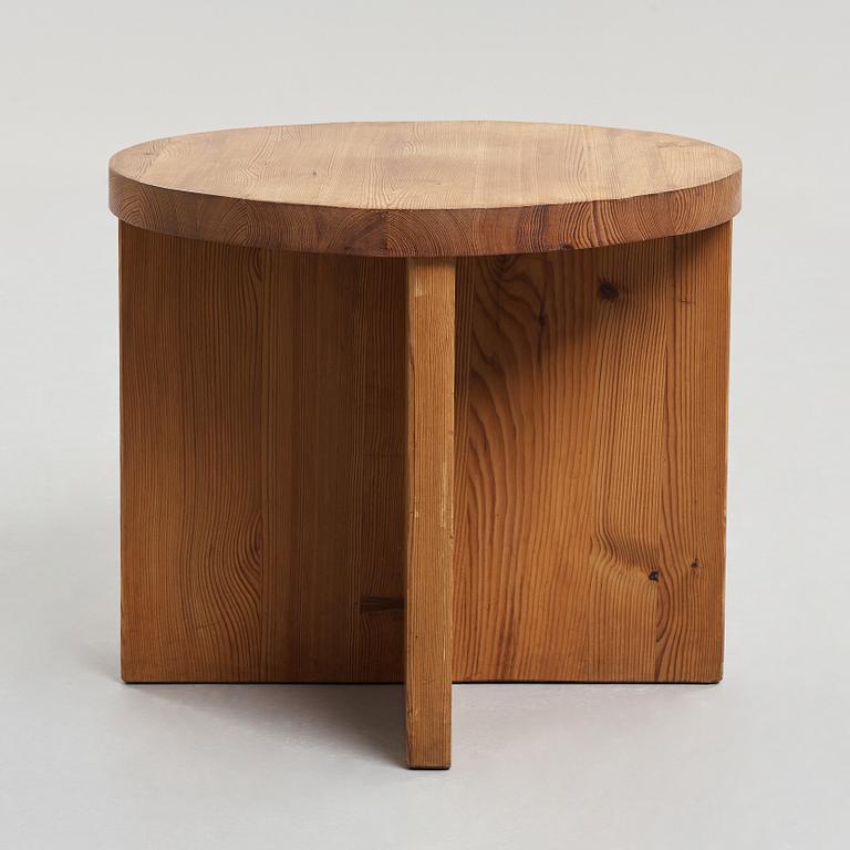 Axel Einar Hjorth, An Axel Einar Hjorth 'Lovö' stained pine side table, Nordiska Kompaniet, Sweden 1930's.