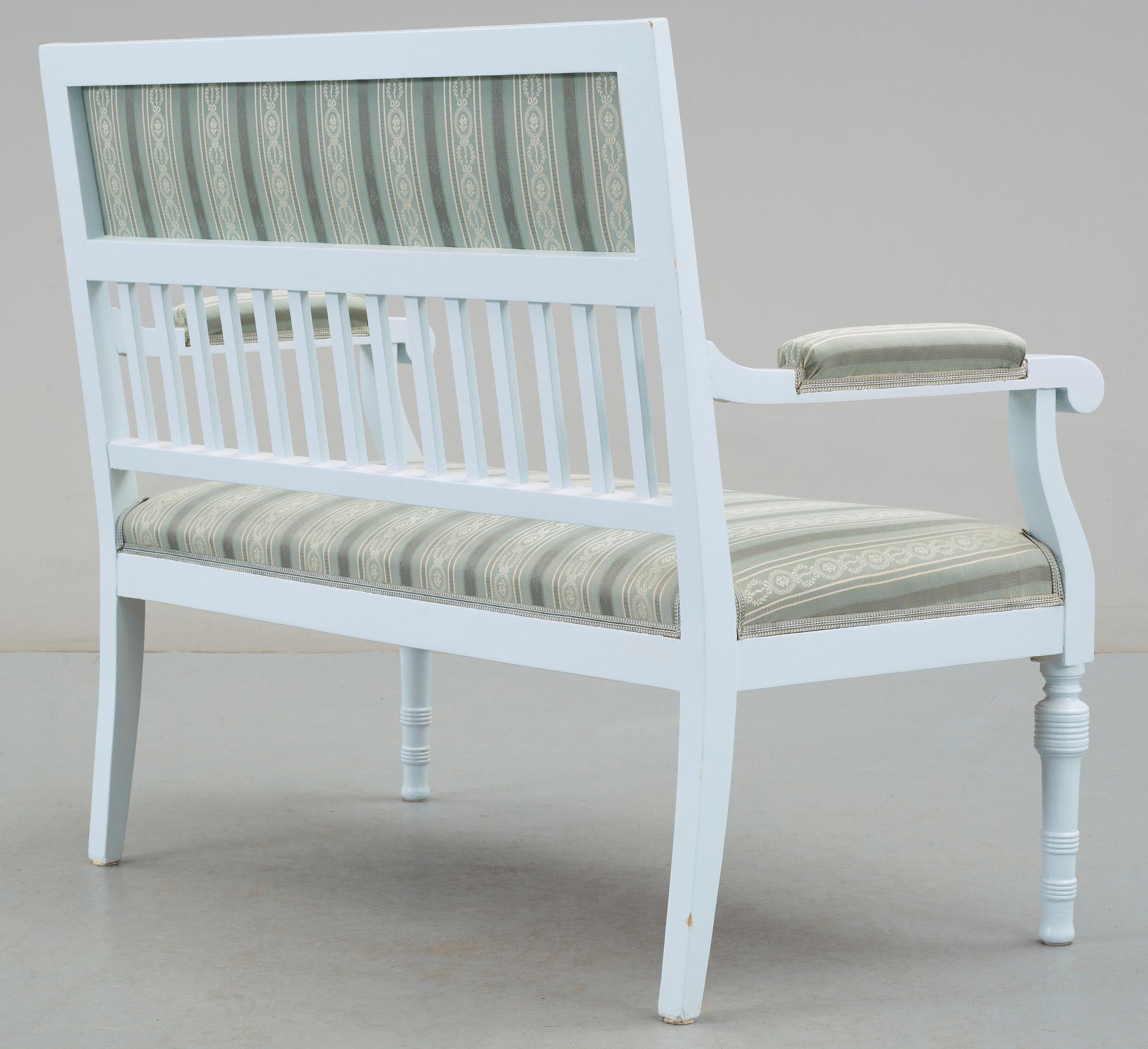 SALONGSGRUPP, 8 delar, empirestil 1910-tal.