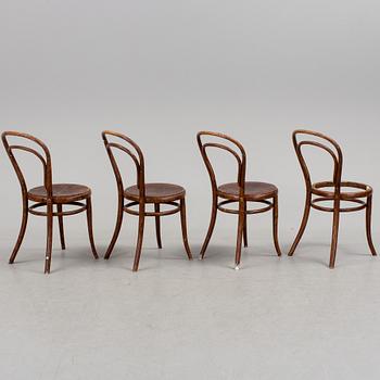 STOLAR, 3 st, märkta Thonet, 1900-talets början.