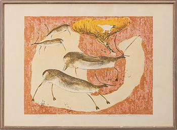 Reidar Särestöniemi, Reindeer and ptarmigan.