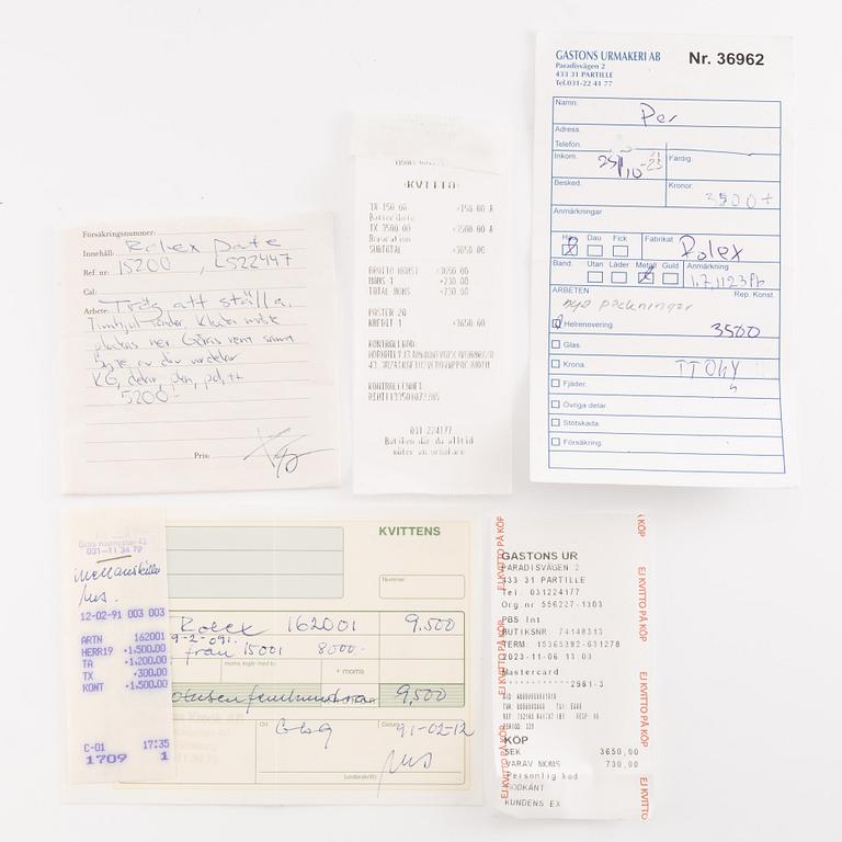 Rolex, Oyster Perpetual, Date, wristwatch, 34 mm.