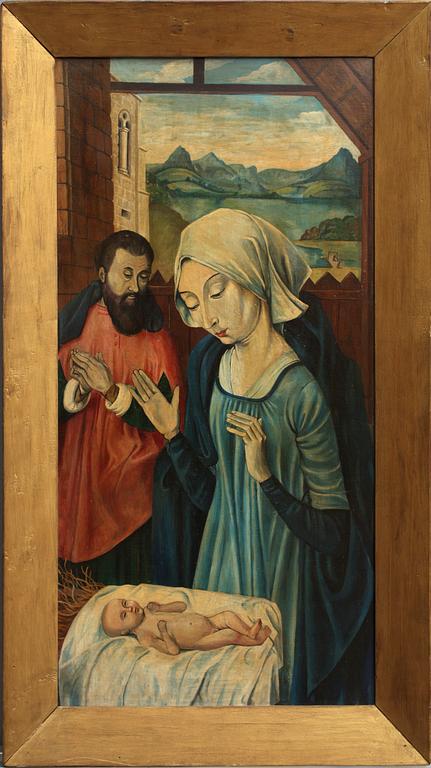 OKÄND KONSTNÄR, 1900-talets första hälft, olja på pannå.