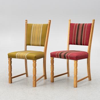 Henning Kjaernulf, matbord  med 10 stolar, 1960/70-tal.