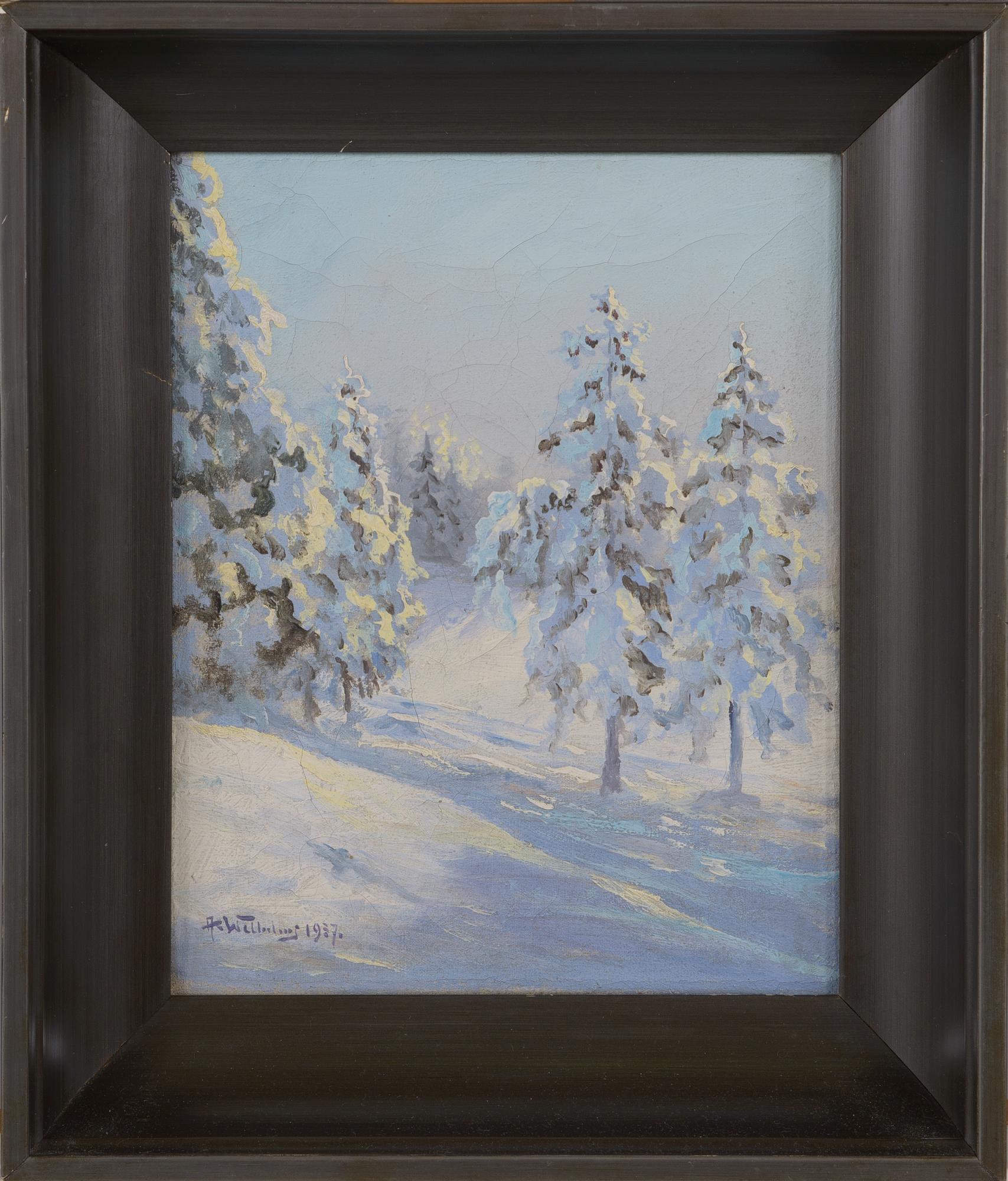 Alexander Wilhelms, olja på duk, signerad och daterad 1937.
