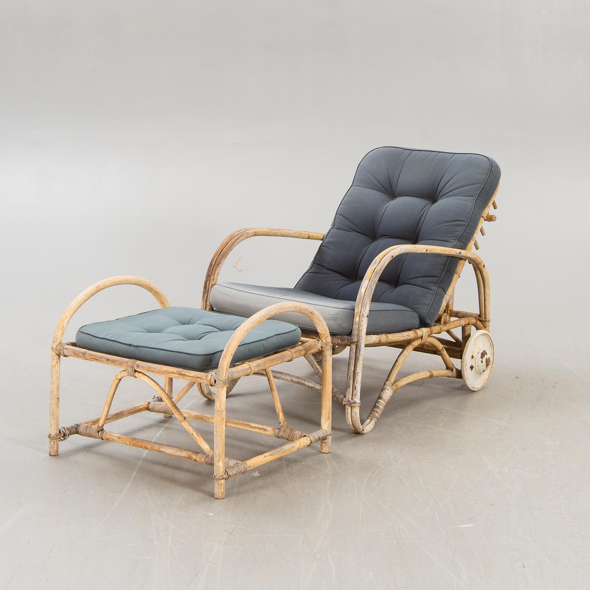 Josef Frank, vilstol med fotpall 1900-talets mitt.