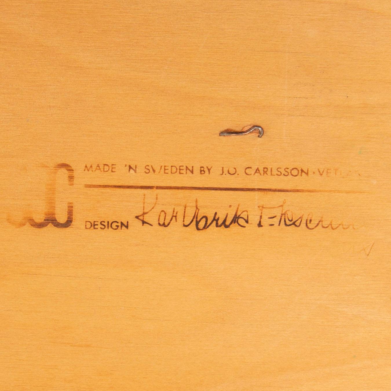 Karl Erik Ekselius, stolar 5 st JOC 1960-tal.