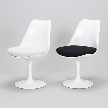 Eero Saarinen, stolar, 3+3 st, "Tulip" för Knoll 2019.