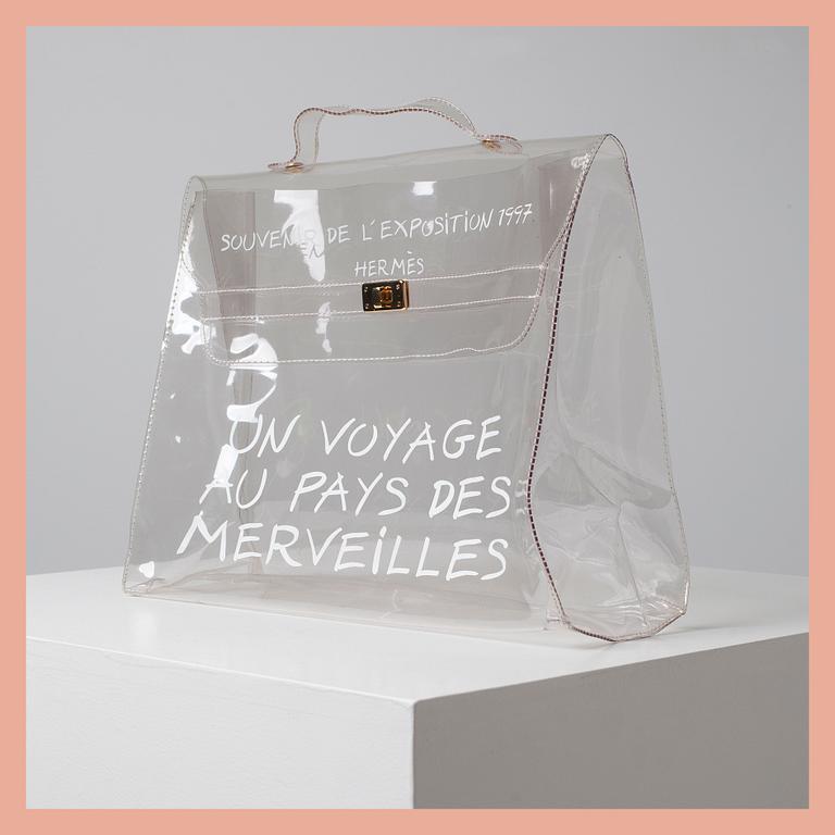 VÄSKA,"Plastic Kelly", Hermès.