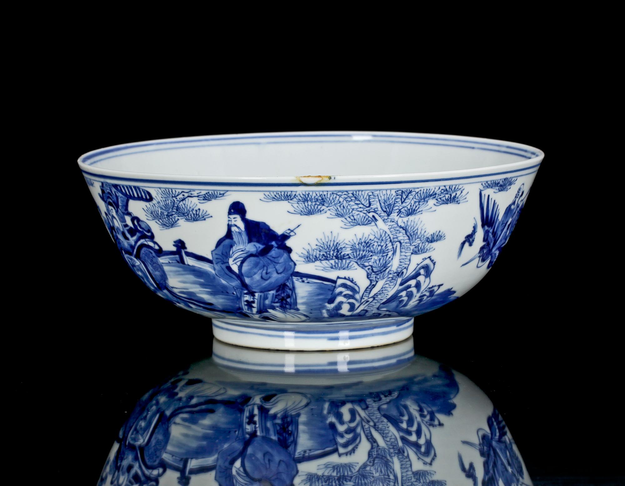 SKÅL, porslin. Kina. Sen Qing.