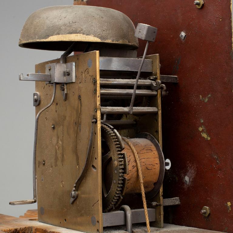 An 18th century longcase clock.