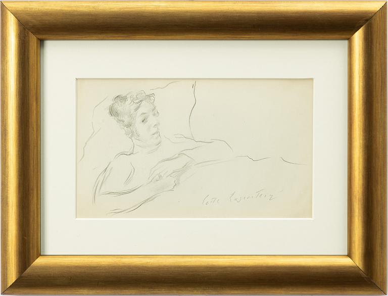 Lotte Laserstein, Reclining Woman.