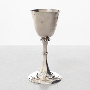 A Swedish silver cup, mark of Olof Bergstedt, Stockholm 1795.