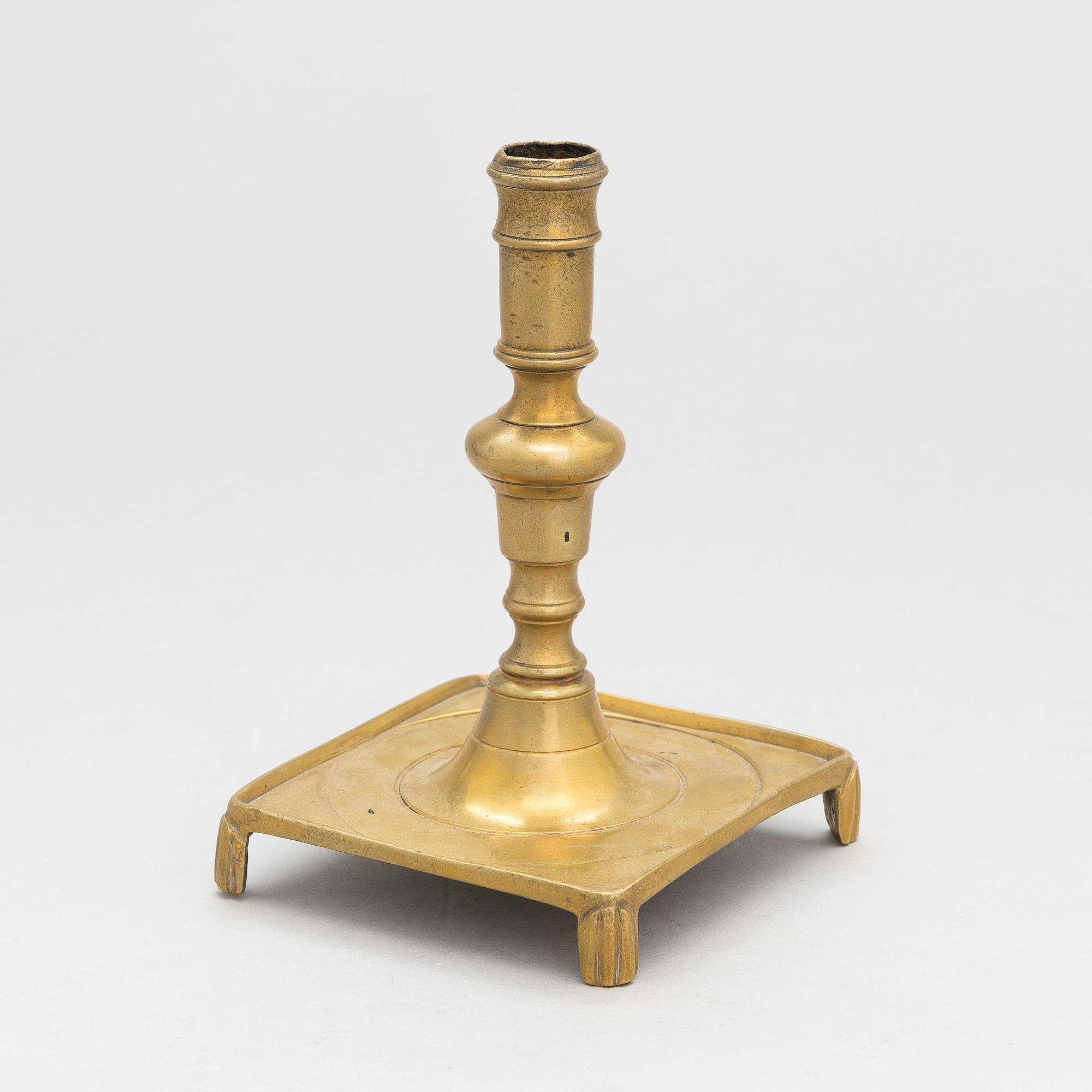 A late 17th century Spanish candlestick.