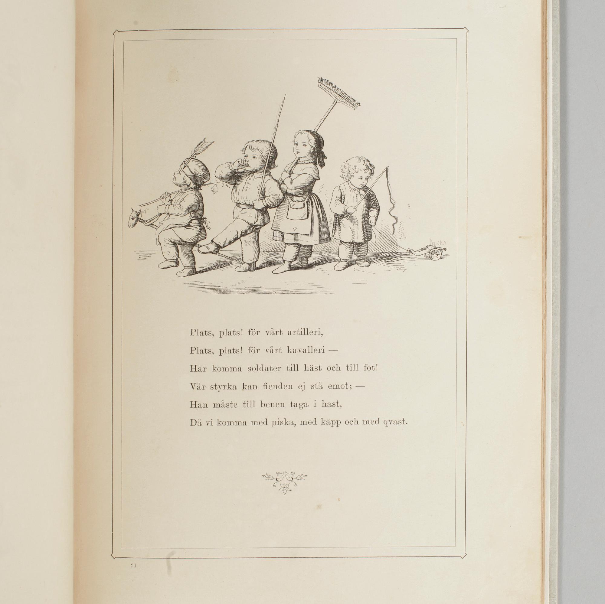 BOK, "För våra barn" August Strindberg och Ludvig Richter, Stockholm 1876.
