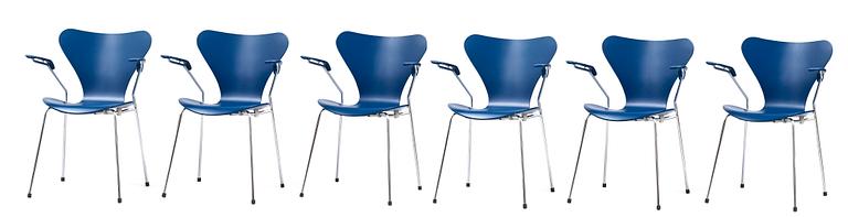Arne Jacobsen, CHAIRS, 6 PCS.