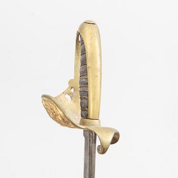 Sabel m/1859 för officer vid Infanteriet.