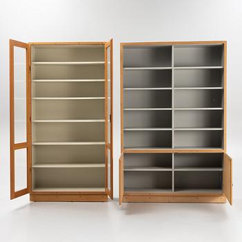 Børge Mogensen & Grethe Meyer, a four-piece book case, 'Boligens Byggeskabe', second half of the 20th century.