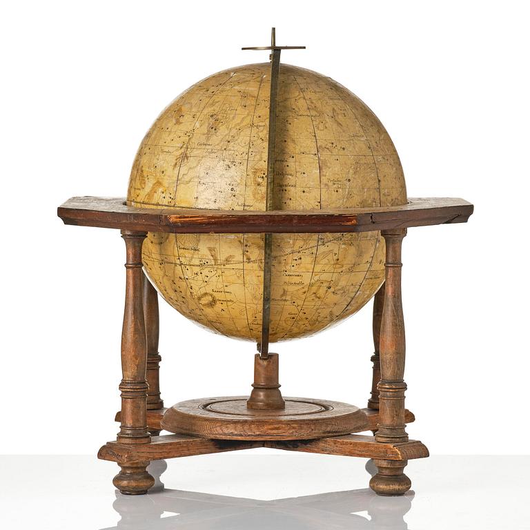 A celestial library globe by A. Åkerman (manufacturer of globes in Uppsala 1759-78), 1759.