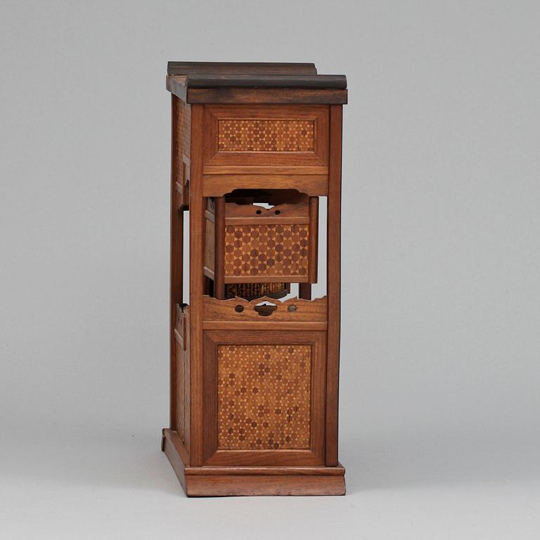 MINIATYRSKÅP, Meiji, Japan, 1800/1900-tal.