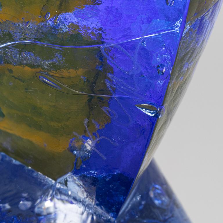 Kjell Engman, a unique glass sculpture, Kosta Boda, Sweden.